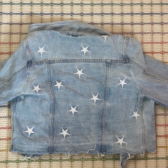 PISTOLA MARGOT OVERSIZED DENIM JACKET (from SOUTH MOON UNDER): size M - Picture 3 of 4